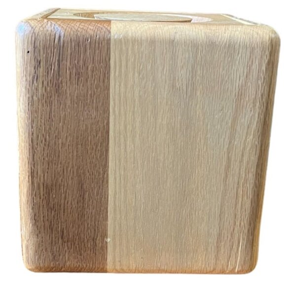 Vintage Butcher Block Ice Bucket - Picture 4 of 12